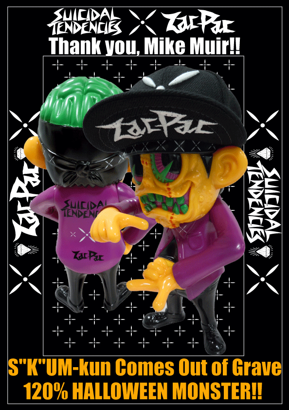 ZacPac x Suicidal Tendencies�ʥ��å��ѥå��ߥ����������롦�ƥ�ǥ󥷡����ˡ�SKUM-kun�ʥ����෯�ˡ�Comes Out of Grave�ʥ��ॺ�������ȡ����֡����쥤�֡�