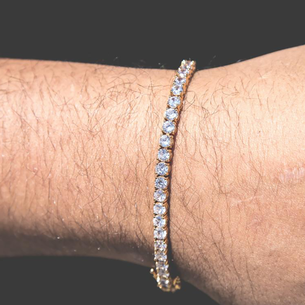 GoldenGilt ゴールデンギルト 5mm Tennis Bracelet - 18K Gold