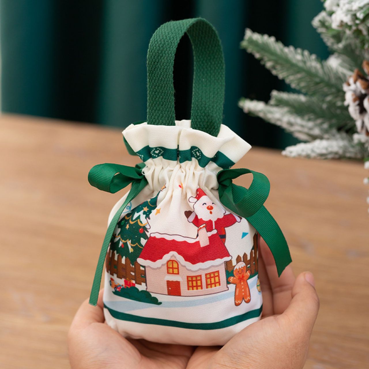 クリスマス ギフト 巾着袋 3枚セット ラッピング プレゼント