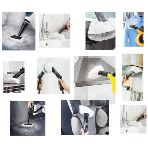 ケルヒャー スチームクリーナー交換用 マイクロファイバーカバー 6枚組