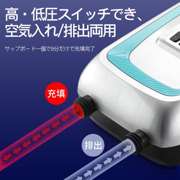 電動ポンプ SUP 電動エアーポンプ サップ用 20PSIまで対応