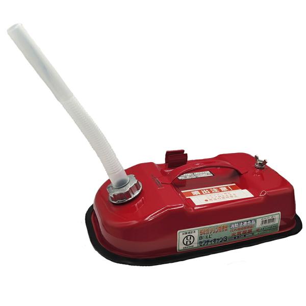 大澤ワックス ガソリン携行缶 ガソリン缶 赤 5L 軽油 灯油 耕運機