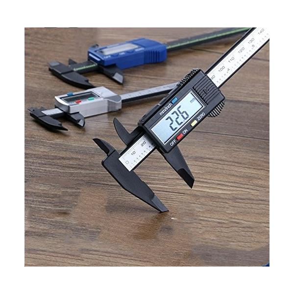 送料無料 デジタルノギス 0.1mm〜150mm 精密 mm/inch切替可能 内径 外