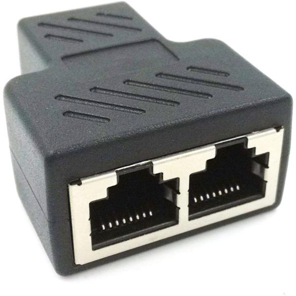 送料無料 RJ45 LAN 延長 コネクタ, ケーブル用中継インターネット 有線