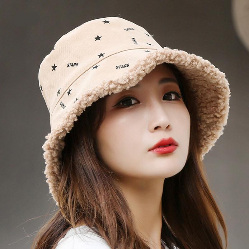 在庫処分 500円 裏ボアバケットハットレディース 冬 ボアハット 帽子