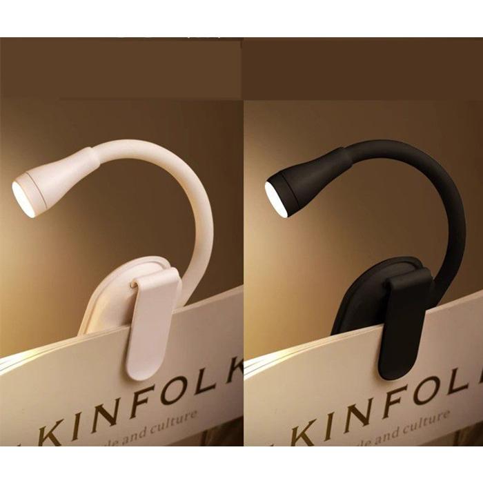クリップライト USB 充電式 LED 目の保護ミニポータブルランプ 送料無料 お好みの光が作れる！ ミニ充電ポータブル読書灯
