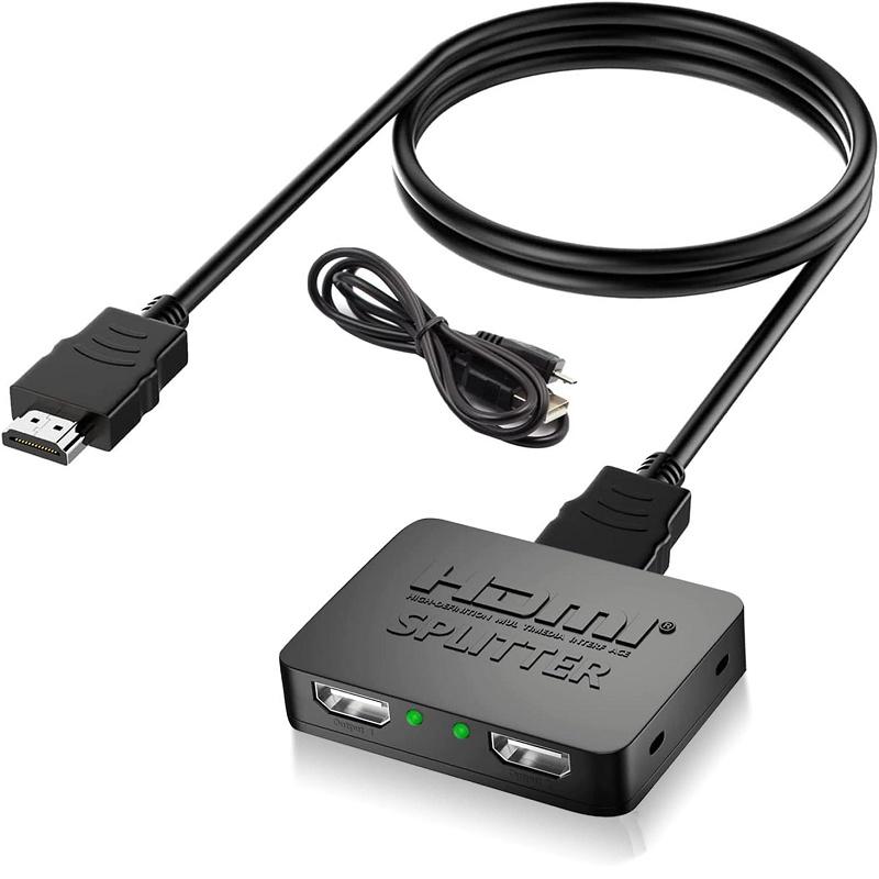 2025新型 HDMI 分配器 1入力2出力 2画面 同時出力 4K FULL HD 1080P 3D