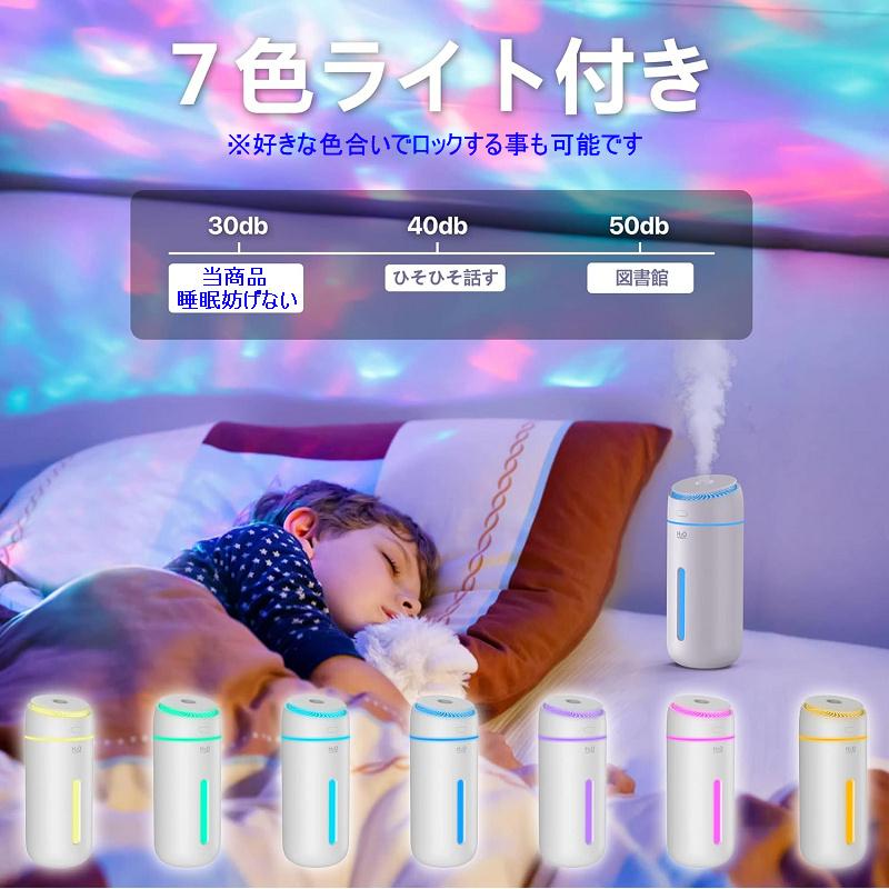送料無料【新登場】卓上加湿器 小型 電池内蔵 長時間 車載加湿器 超