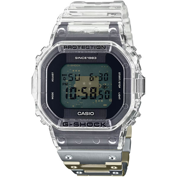 CASIO DW-6940RX 40周年 G-SHOCK DW-6940RX-7DR 腕時計 メンズ クリアスケルトン 40周年