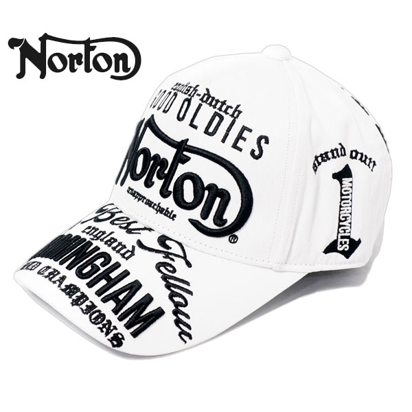 ノートン MAX3Dエンブレム刺繍 キャップ 帽子 メンズ 新作2024年モデル NORTON 242n8701｜02brand｜02