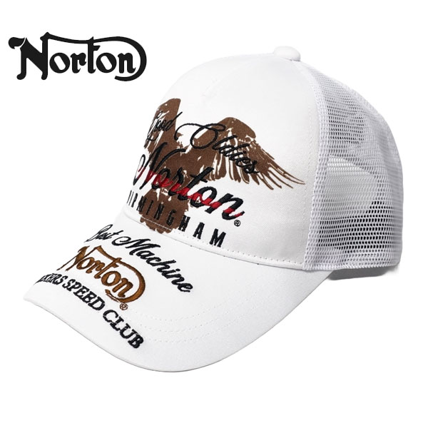 ノートン ロゴ刺繍 イーグル メッシュキャップ 帽子 メンズ 新作2024年モデル NORTON 2...