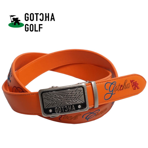 GOTCHA GOLF ガッチャゴルフ ロゴ刺繍 オルテガネイティブ柄 ホール