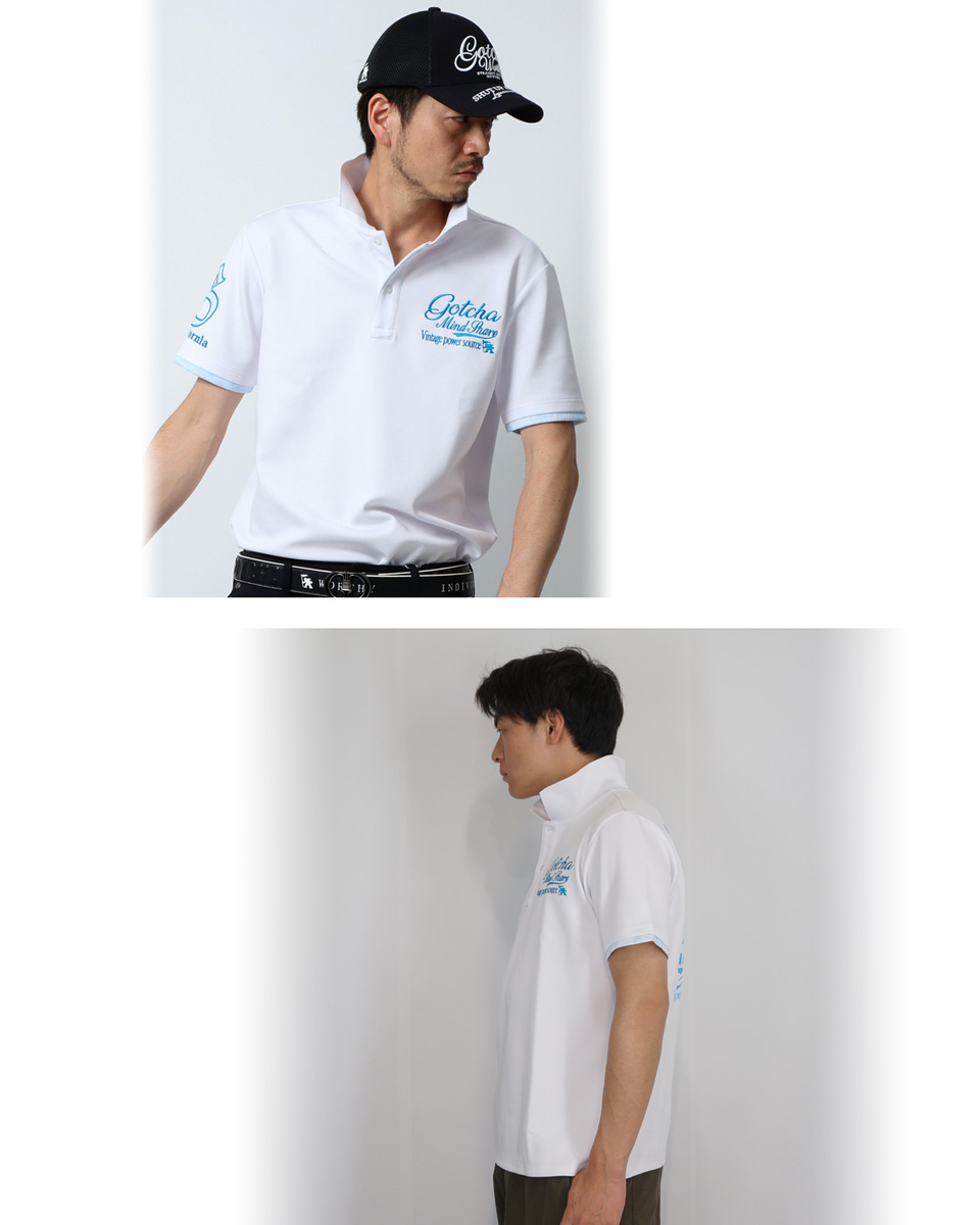 GOTCHA GOLF アウトレットセール!!ガッチャゴルフ ボタニカルネオン柄