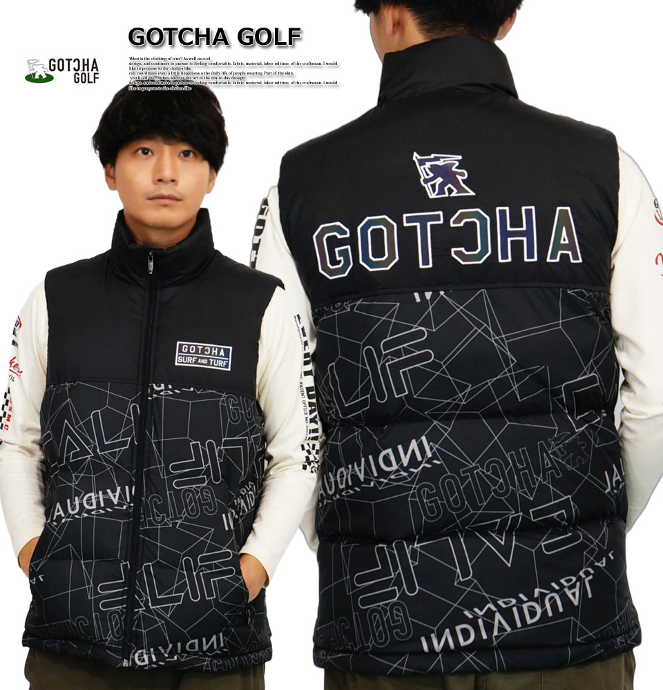 GOTCHA GOLF ガッチャゴルフ マジョーラロゴ刺繍 ディメンション