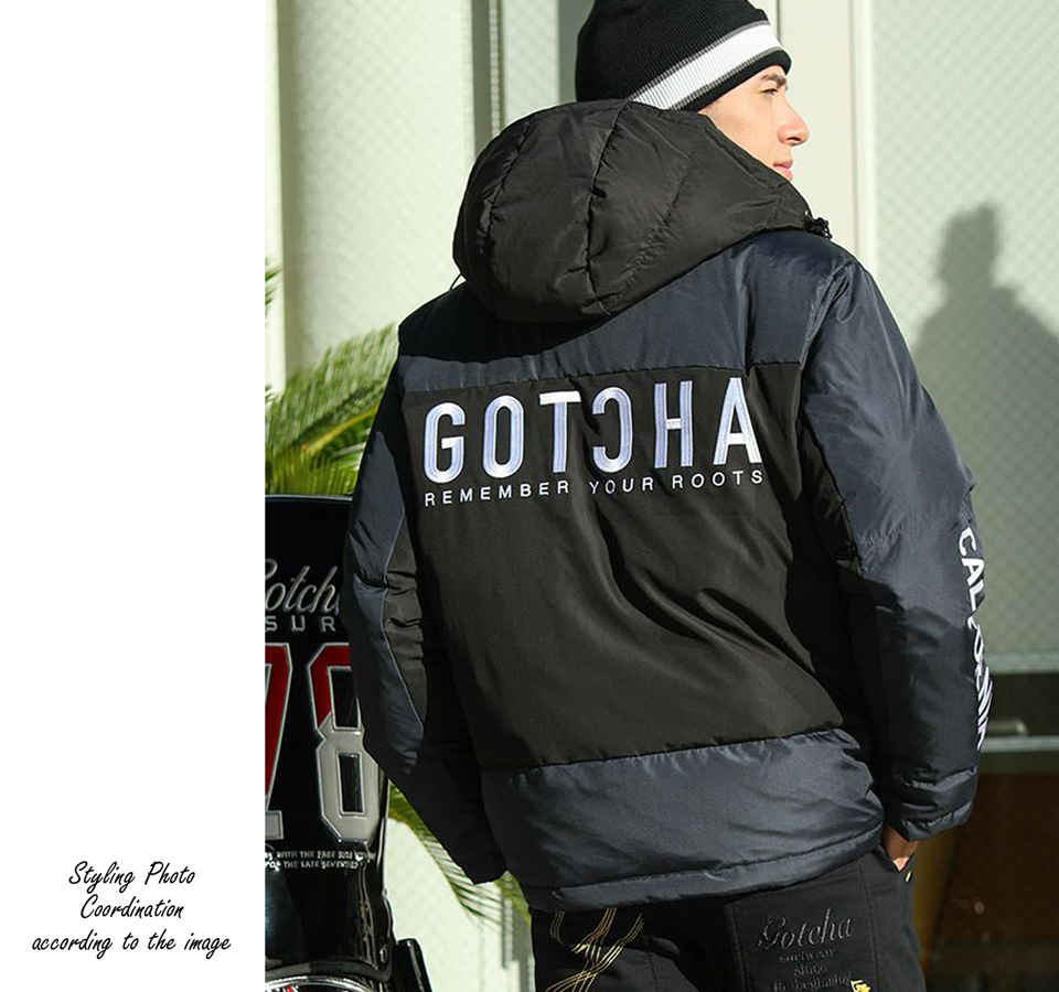 GOTCHA GOLF ガッチャゴルフ 撥水2Way ロゴ刺繍 カラー切替 ダウン