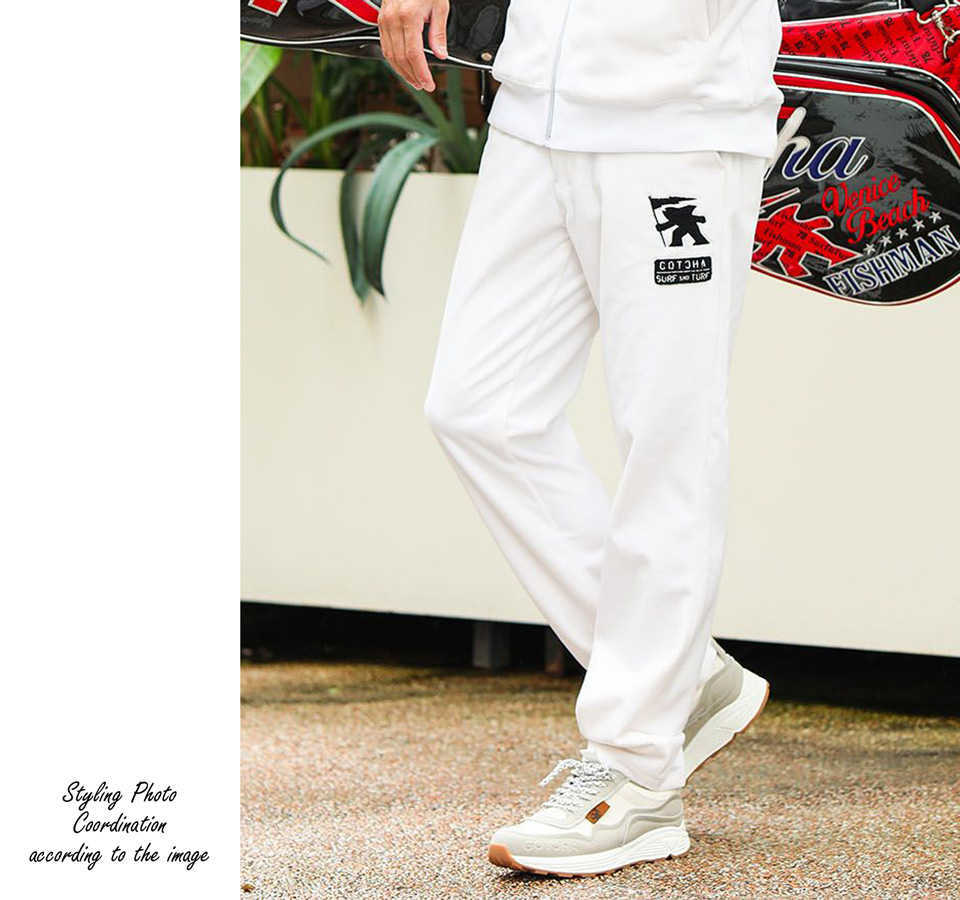 GOTCHA GOLF ガッチャ 防風 ロゴサガラ刺繍 ストレッチ 6P シャギー