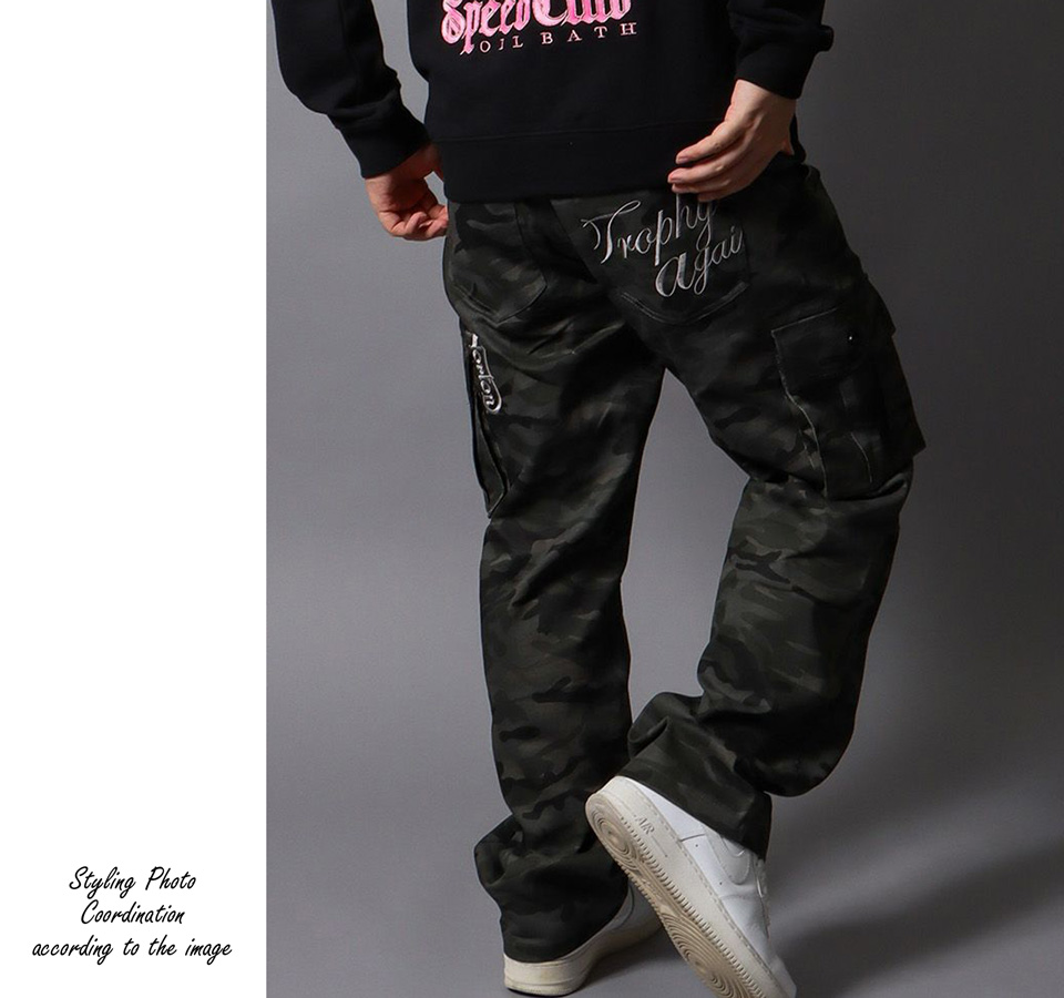 ノートン（NORTON） ロゴ刺繍 迷彩 カーゴパンツ メンズ 新作2026年