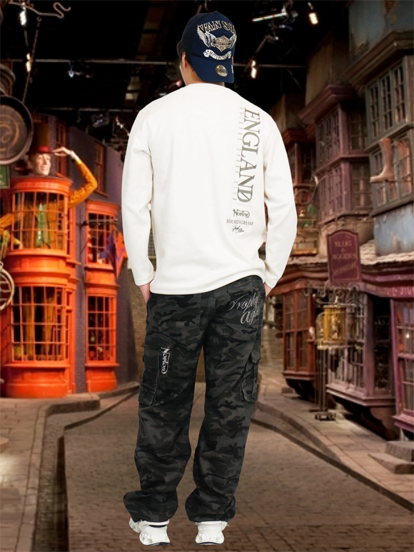 ノートン（NORTON） ロゴ刺繍 迷彩 カーゴパンツ メンズ 新作2026年