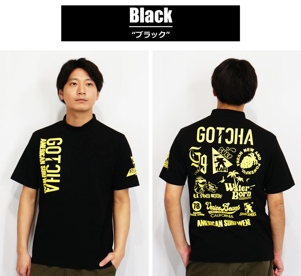 GOTCHA GOLF ガッチャゴルフ UVカット ワントーンロゴ プリント