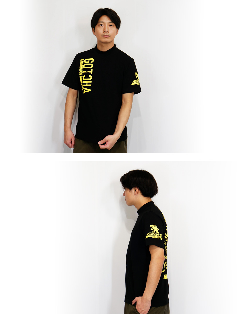 GOTCHA GOLF ガッチャゴルフ UVカット ワントーンロゴ プリント