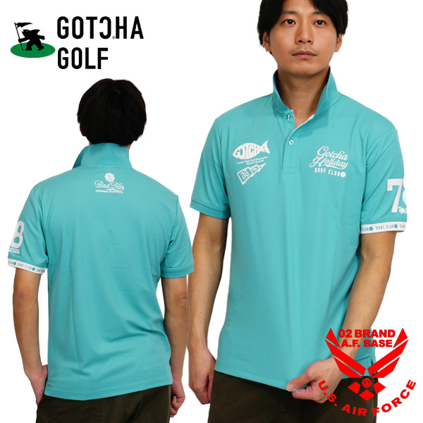GOTCHA GOLF ガッチャゴルフ ベーシック フィッシュロゴ ストレッチ