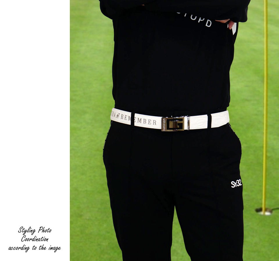 GOTCHA GOLF ガッチャゴルフ BIGエンボスロゴ 刺繍 ホールレス PU