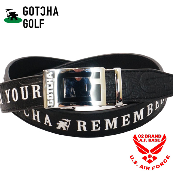 GOTCHA GOLF ガッチャゴルフ BIGエンボスロゴ 刺繍 ホールレス PU