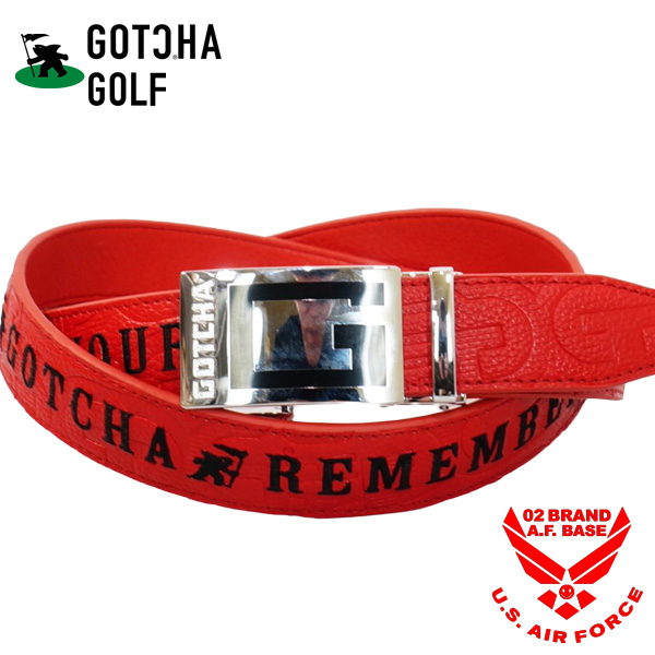 GOTCHA GOLF ガッチャゴルフ BIGエンボスロゴ 刺繍 ホールレス PU