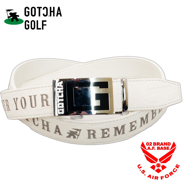 GOTCHA GOLF ガッチャゴルフ BIGエンボスロゴ 刺繍 ホールレス PU