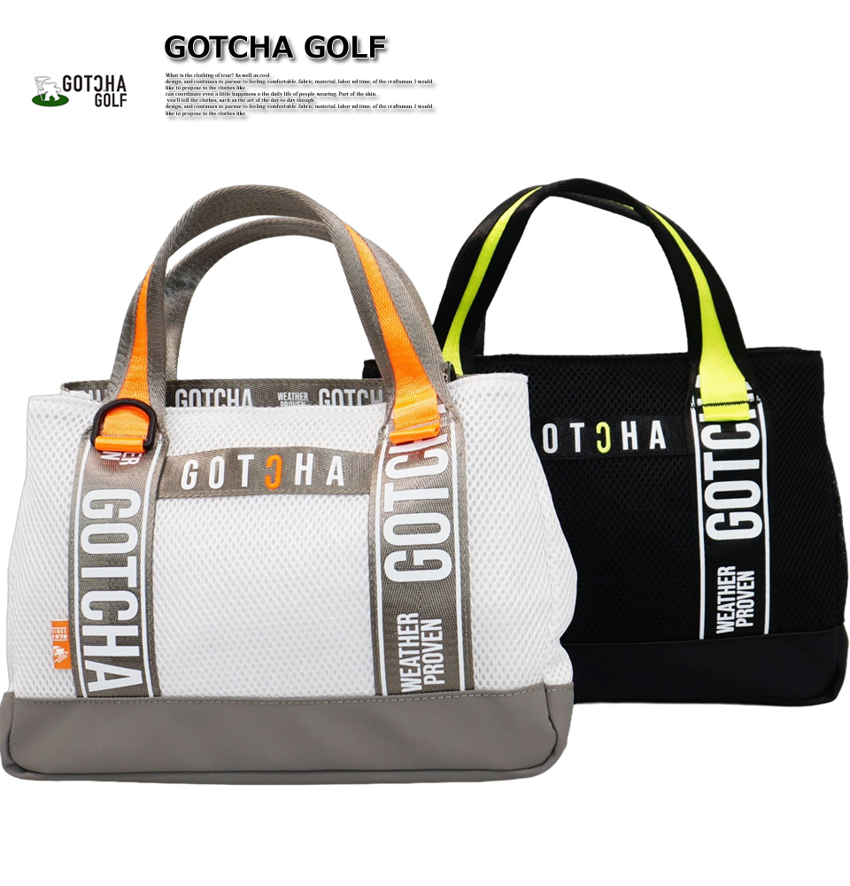 GOTCHA GOLF ガッチャゴルフ 保冷 2way ロゴ刺繍 スポンジメッシュ