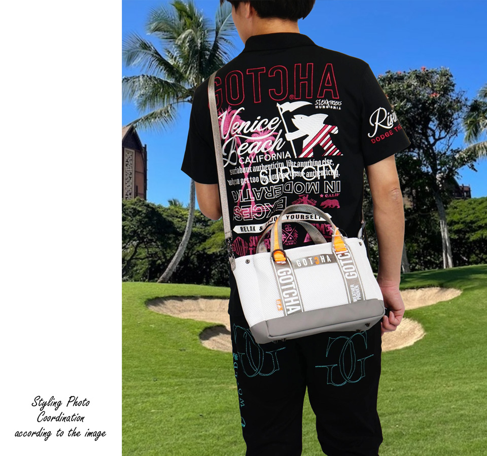 GOTCHA GOLF ガッチャゴルフ 保冷 2way ロゴ刺繍 スポンジメッシュ