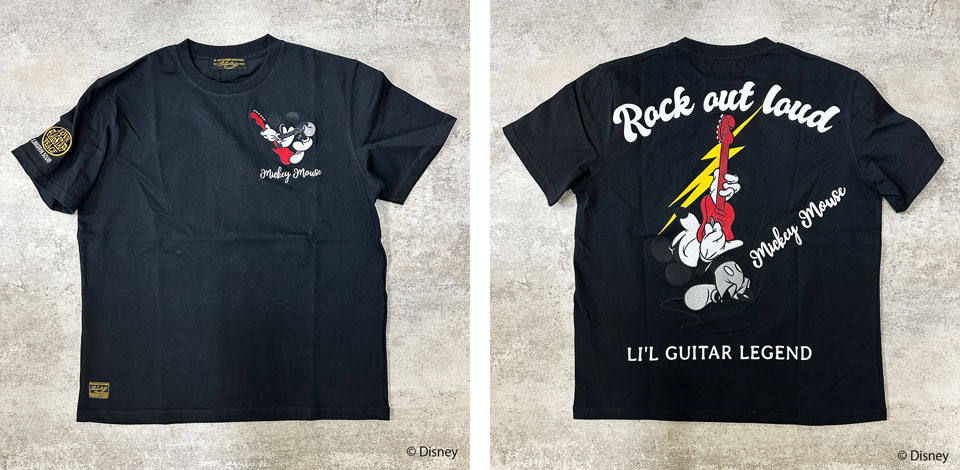 AAA - Mickey サイン入りTシャツ&amp;ハンガー MICKEY MOUSE フラッグスタッフ ミッキーマウスコラボ Rock Out