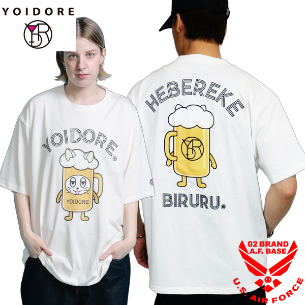 酔いどれ ビルル君 ルーズサイズ 半袖Tシャツ ユニセックス 新作2026年