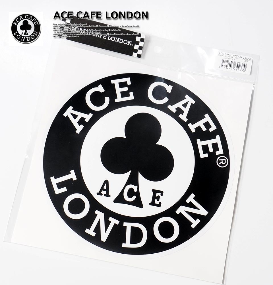 まとめ買い特価 ACE CAFE LONDON エースカフェ GB ステッカー Small