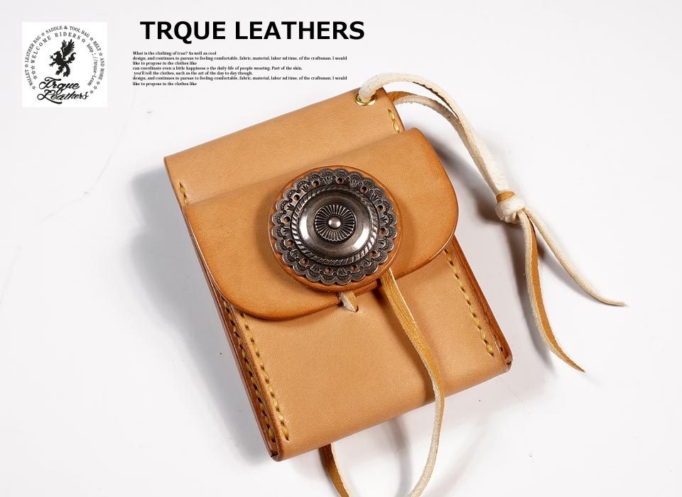 フジ　トルクレザーズ　TRQUE LEATHERS ウォレット　コンチョ ミディアムウォレット