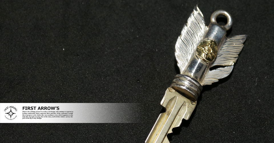 FIRST ARROW'S K18付フェザー型カスタムキー ファーストアローズ ck-02-1.jpg