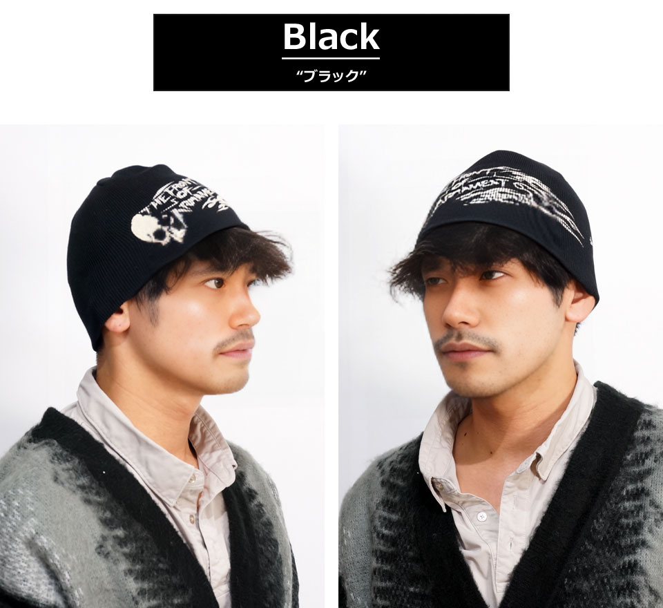 CROWS（クローズ） クローズワースト スカル刺繍 ワッチキャップ 帽子