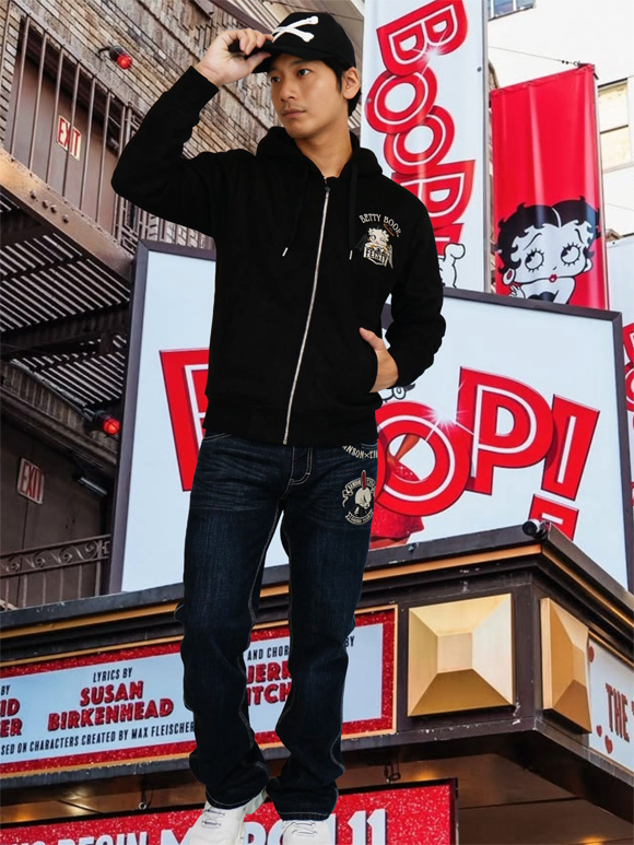 VANSON（バンソン） クローズワーストコラボ デスラビット刺繍 13.5oz