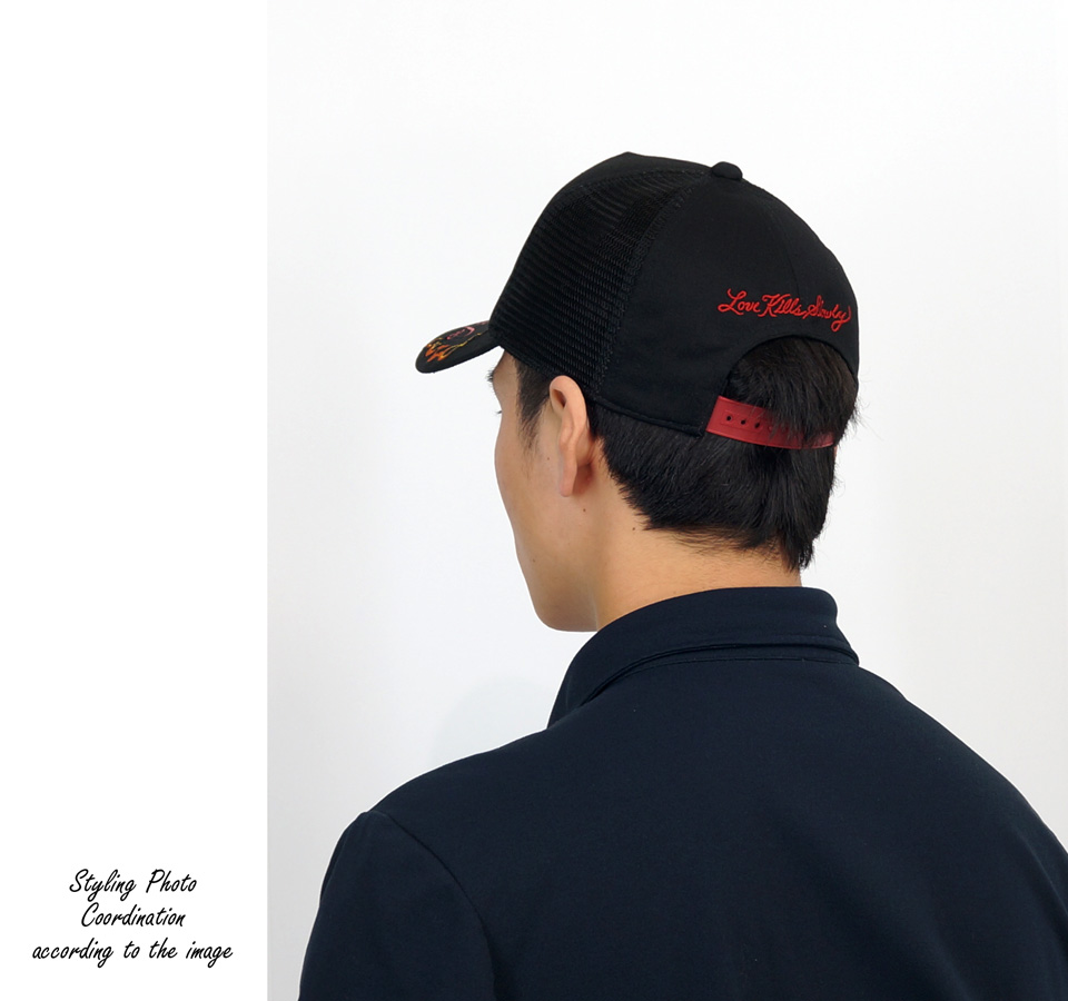 Ed Hardy エドハーディー 帽子 メッシュキャップ ブレイブハーツ Ed Hardy エドハーディー ブレイブハーツ ロゴ メッシュキャップ