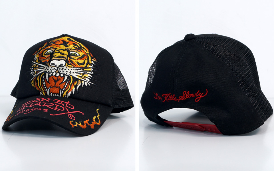 Ed Hardy キャップ Ed Hardy エドハーディー キャップ Cap NEW TIGER ブラック