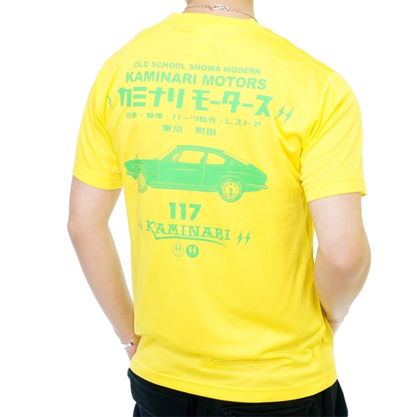 カミナリモータース 117クーペ いすゞ ドライ 半袖Tシャツ メンズ 新作2022年モデル KAM...