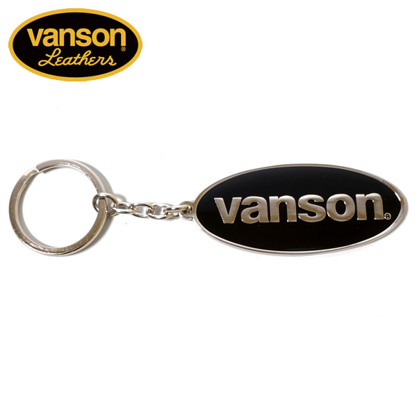 バンソン サークルエンブレム キーホルダー キーリング 新作2022年モデル VANSON key-holder｜02brand｜02