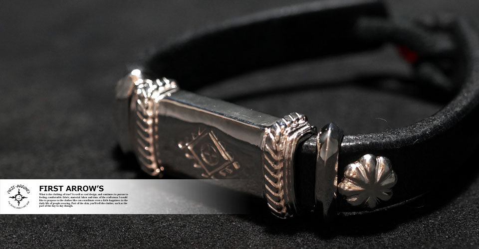 ファーストアローズ　first arrows ブレスレット　フェザー FIRST ARROW's/ファーストアローズ】「Feather Chain Bracelet