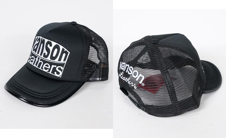 VANSON バンソン パイピングテープ メッシュキャップ 帽子
