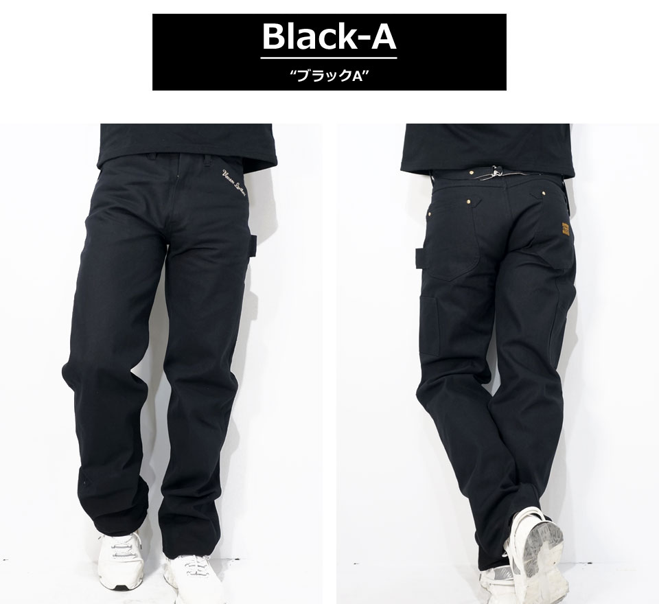 試着のみ VANSON ワークパンツ VANSON（バンソン） ロゴ刺繍 ぺインター ワークパンツ メンズ 新作