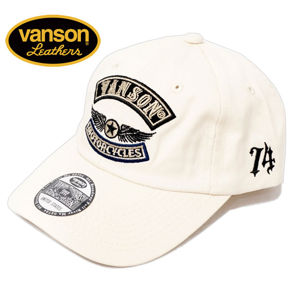 バンソン フライングスター刺繍 ツイルキャップ 帽子 メンズ 2024年新作モデル VANSON nvcp-2402｜02brand｜03