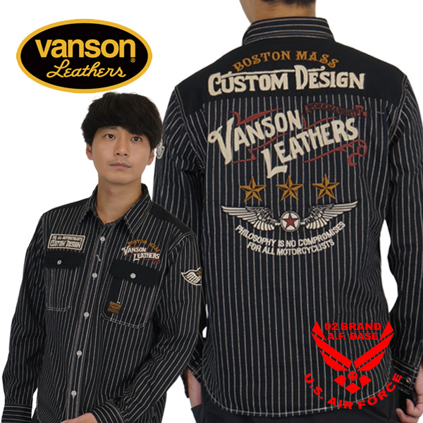 バンソン デニムシャツ vanson バンソン シャツ デニム