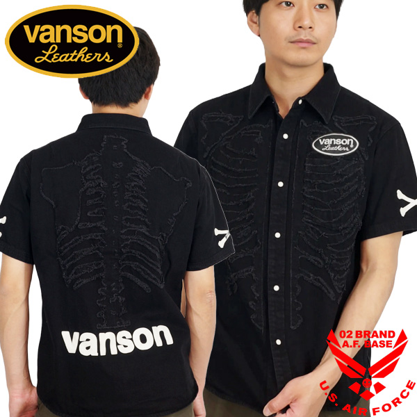 バンソン デニムシャツ VANSON(バンソン) / バンソン/半袖シャツ/M/デニム/インディゴ