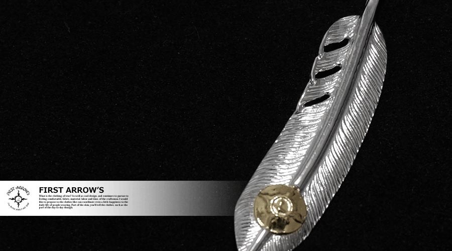 FIRST ARROW's ポイント2倍!!ファーストアローズ K18付フェザー M