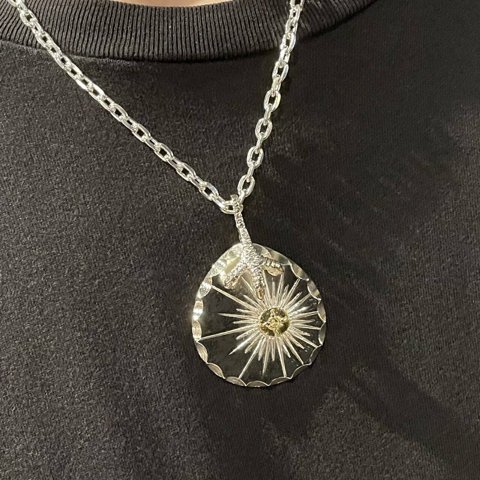 FIRST ARROW'S K18 サン タタキ ペンダント チェーンネックレス FIRST ARROW´S K18 サン タタキ ペンダント チェーンネックレス